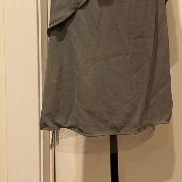 BCBG Runway Collection Gray Flutter Strapless Cocktail Dress w/pockets/Sz 6/EUC! - Picture 7 of 10